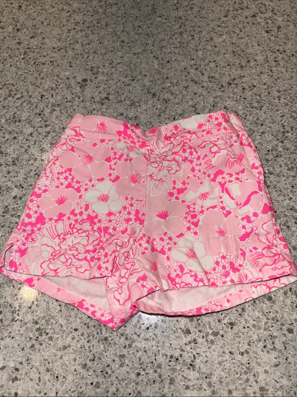 Pink Floral Women’s Stretch Shorts